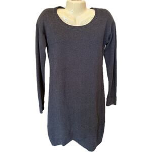 W By Worth Gray Dress Long Sleeve Sweatshirt Dress Medium